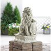 IVORY LION STATUE