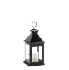 SMALL GLOSSY BLACK LANTERN