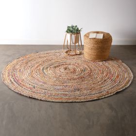 Hand-Braided Area Rag Rug