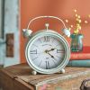 Mint Twin Bell Tabletop Clock