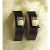 Contemporary Wall-Mounted Candle Sconce Set for Modern Home Decor