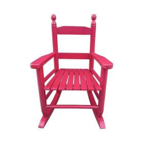 Indoor or Outdoor Durable Rocking Chair (Color: Red, Type: Rocking Chair)